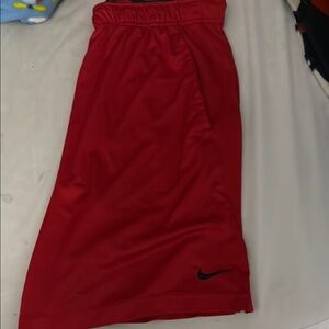 Nike Kids Bright Red Sports Shorts